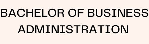 Bachelor of business administration