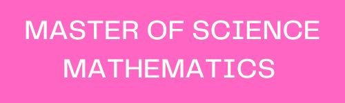 Master of science mathematics